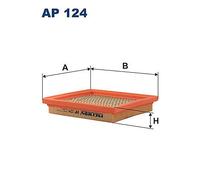 AP 124 FILTRON Filtro aria per NISSAN