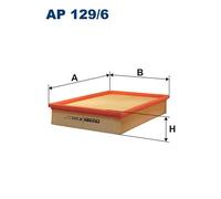 AP 129/6 FILTRON Filtro aria per LAND ROVER