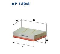 AP 129/8 FILTRON Filtro aria per JAGUAR,LAND ROVER