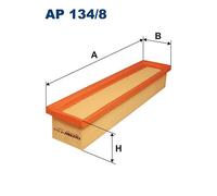 AP 134/8 FILTRON Filtro aria per DACIA,NISSAN,RENAULT