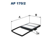 AP 170/2 FILTRON Filtro aria per TOYOTA