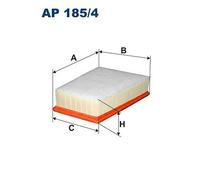 AP 185/4 FILTRON Filtro aria per ,MERCEDES-BENZ,RENAULT