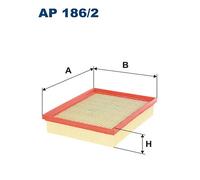 AP 186/2 FILTRON Filtro aria per FORD,FORD AUSTRALIA,FORD USA