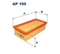 AP 195 FILTRON Filtro aria per MITSUBISHI,SMART