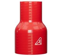 AP Automotive Tubo universale intercooler riduttore dritto da 90 mm (3,5") a 70 mm (2,8") Rosso