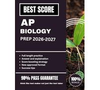 AP Biology Prep 2026-2027: Comprehensive Study Guide with FRQs, MCQs, Unit Reviews, and Updated Exam Strategies