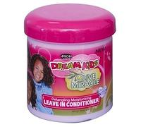African Pride Dream Kids Olive Miracle - Balsamo per capelli, senza risciacquo, 425 g