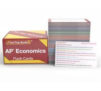 AP Economics Prep Study Cards: AP Economics Micro and Macro Exam Review 2025-2026 with Practice Test Questions [Full Color Cards]
