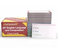 AP English and Language Composition 2024-2025 Study Cards: AP English Language and Composition Prep and Practice Test Questions [Full Color Cards]