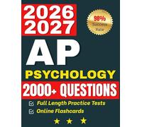 AP Psychology Study Guide: With 2000+ Questions, Full Length Practice Tests and Online Flashcards