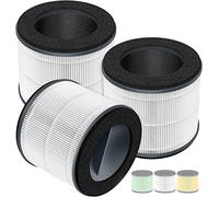 AP-T10FL - Filtro di ricambio compatibile con filtro purificatore d'aria HoMedics per pulizia torre TotalClean AP-T10 AP-T10-WT AP-T10-BK AP-T15 Ture HEPA con filtrazione a 3 stadi, confezione da 3