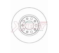 AP XENERGY disco freno X602711 ventilato diametro 281 spessore 26 mm 5 fori