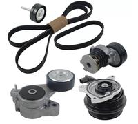 AP01 Kit pompa acqua, cinghia e tenditore per Audi A1 A3 VW Beetle Golf Tiguan Jetta Passat Seat Ibiza Fabia 1.4 TSIon 03C 121004 G