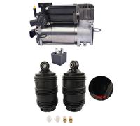 AP02 Coppia Sospensione a Molla pneumatica posteriore + Compressore per Mercedes Classe E S211 E 200 220 280 320 350 2113200925 2203200104