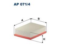 AP071/4 Filtro aria Filtron