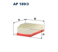 AP189/3 Filtro aria Filtron