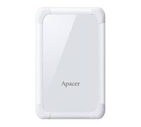 Apacer disco rigido esterno, AC532, 2.5", USB 3.0 (3.2 Gen 1), 1TB, AP1TBAC532W-1, bianco