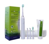 ApaCare Sonic Change - Set per la cura dentale con batteria sostituibile, custodia da viaggio, dentifricio e spazzolini interdentali, per la cura orale professionale per la casa e in viaggio