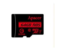 Apacer microSDXC UHS-I U1 Class10 64 GB Classe 10 (Apacer microSDHC UHS-I U1 Class10 R85 64GB w/ 1 Adapter RP) - Nouvo