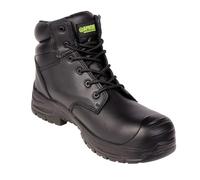 Apache Edmonton - Stivali da lavoro da uomo, impermeabili, taglia 39, in pelle riciclata, 100% non metallico, puntale e intersuola compositi | Comfort per tutto il giorno