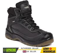 Apache Impermeabile Terrain Ranger Sicurezza Stivale Acciaio Intersuola S3 Nero