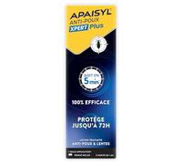 APAISYL Anti-Pidocchi Xpert Plus - Lozione anti-pidocchi e lendini 100% efficace in 5 minuti, protezione 72H contro reinfestazioni, da 1 anno, pettine incluso, 100 ml