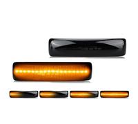 APAKA Indicatori di Direzione Dinamico, LED Dinamici Indicatore di Direzione Laterale per Sport Discovery 3 Discovery 4 Freelander 2, Frecce Laterali per Auto con Canbus Error Free, 2 Pezzi, Nero