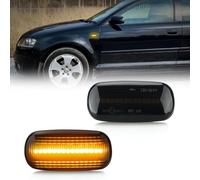 APAKA Indicatori di Direzione, LED Indicatore di Direzione Laterale con Canbus per A-udi A3 S3 8P A4 S4 RS4 B6 B7 A4 S4 RS4 B8 A6 S6 RS6 C5 A6 S6 RS6 C7 A8 D3 TT 8J Roadster, Canbus Error Free