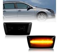 APAKA Indicatori di Direzione, LED Indicatore di Direzione Laterale con Canbus per O-pel Adam Astra H Corsa D E Insigina A Meriua B Zafira B, Frecce Laterali per Auto con Canbus Error Free, 2 Pezzi