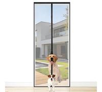 Apalus VP Pro Zanzariera Magnetica per Porta Balcone, Fibra di Vetro Ignifuga e Antigraffio, Chiusura Magnetica Forte, Banda Adesiva 3,8 cm Extra Larga, Rete Antizanzare Non Accorciabile, 85x200 cm