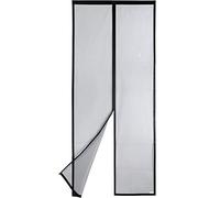 Apalus Zanzariera con Magneti in Vetroresina, Modello Deluxe - Rete Molto Resistente, Tenda con Magneti Ancora Più Potenti, Resiste al Vento e ai Raggi UV - Non Accorciabile (100x200CM, Nero)