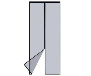 Apalus Zanzariera con Magneti in Vetroresina, Modello Deluxe - Rete Molto Resistente, Tenda con Magneti Ancora Più Potenti, Resiste al Vento e ai Raggi UV - Non Accorciabile (90x210CM, Nero)