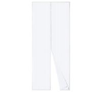 Apalus Zanzariera con Magneti per Porte, 90x190 CM - Rete Fine, Tenda Totalmente Magnetica, si Chiude da Sola - Non Accorciabile (Bianco)