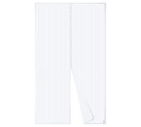 Apalus Zanzariera con Magneti per Porte, Rete Fine, Tenda Totalmente Magnetica, si Chiude da Sola - Non Accorciabile (140x220CM. Bianco)