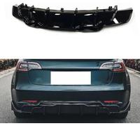 APARC Auto Paraurti Posteriore Labbro Diffusore per Tesla Model 3 2017 2018 2019 2020 2021 2022 2023, Spoiler Posteriori Diffusore Splitter Paraurti Accessori