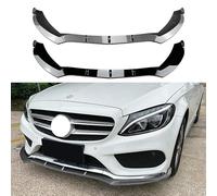 APARC Auto Spoiler Frontali per Mercedes-Benz C-Class W205 C180 C200 C260 2015-2018 AMG, Diffusore Labbro Paraurti Anteriore Deflettore Labbra Decorazione Accessorio,A/Carbon Fiber