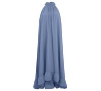 Apart Elegante Abito in Chiffon con Balza