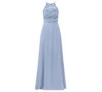 APART Fashion Apart Langes Abendkleid aus Hochwertigem Polyester Vestito da Sera, Blu fumé, 42 Donna