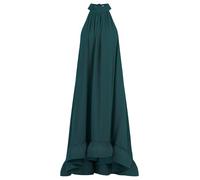 APART Fashion Chiffonkleid Vestito, Verde Scuro, 42 Donna