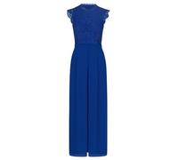 APART Tuta con top in pizzo e materiale di alta qualità, blu reale, 40