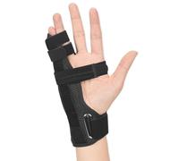 Apasiri Pinky Finger Splint, stecca per 4° o 5° dito per fratture del pugile, artrite, tendinite, supporto metacarpo per mano sinistra o destra, M