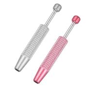 Apausvcm 2 pezzi Piercing Ball Grabber Tool, Acciaio Inox 4 Rebbi Artiglio Pinzette Professionali Holder Pick-Up Strumento di raccolta Perle Grabber Diamante Artiglio Pinzette per piccoli oggetti IC