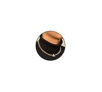 APaztip Collana con iniziali dalla A alla Z per gli uomini a maglie cubane gioielli regalo lettera ciondolo da donna in acciaio inox lucido oro/argento 6,5 mm 40,6 + 5,1 cm, Initial Z, Acciaio