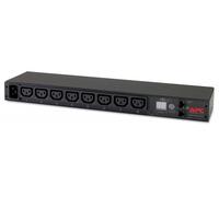 APC PDU Rack - AP7821B - Distribuzione dell'Alimentazione IT (Monitorata, 1U, 208/230 V, 8 Uscite C13; IEC C20)