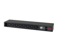 APC PDU Rack - AP7821B - Distribuzione dell'Alimentazione IT (Monitorata, 1U, 208/230 V, 8 Uscite C13; IEC C20)