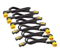 APC AP8706R-WW Power Cord Kit 6 ea Locking C13 to C14 90 Degree 1