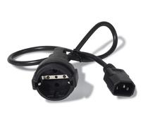 APC AP9880 cavo di alimentazione Nero 0,6 m Accoppiatore C14 CEE7/7 (AP9880)
