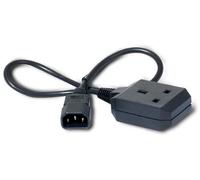 APC C14/BS1363 0.6m Nero 0,6 m Accoppiatore C14 (POWER CORD - IEC 320 C14 TO UK RECEPTACLE) NEW