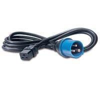 APC C19/IEC309 2.5m Nero 2,5 m Accoppiatore C19 NEW