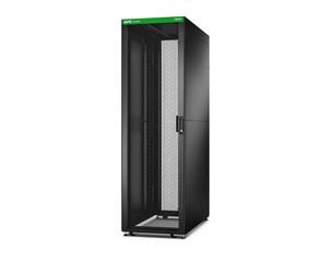 APC EasyRack 600mm/42U/1100mm rack con tetto, pannello laterale, rotelle, nero - Nouvo